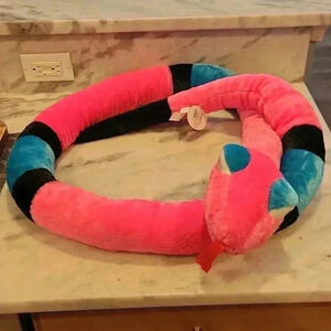 Kids plush toy snake approximately75" length